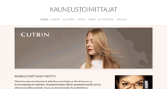 Desktop Screenshot of kauneustoimittajat.com